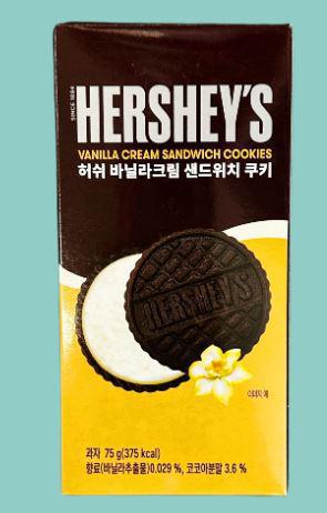 HERSHEY'S VANILLA CREAM SANDWICH COOKIES 75G (KOREA)