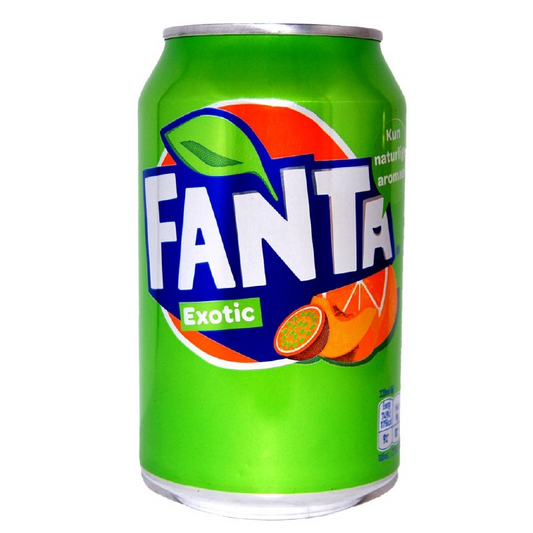 Fanta Exotic Soda Can (Denmark)