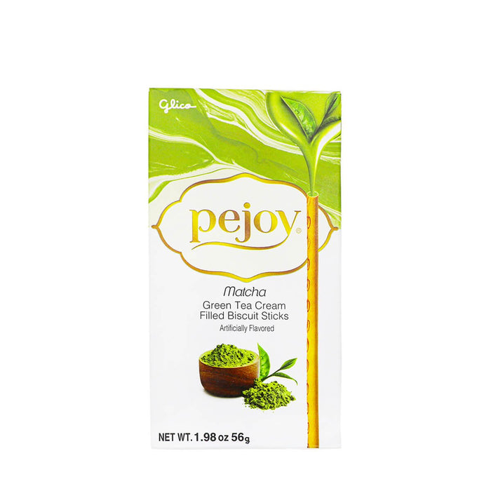 PEJOY GREEN TEA CREAM FILLED BISCUIT STICKS (THAILAND)