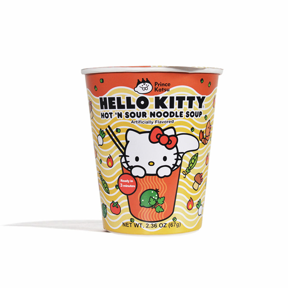 HELLO KITTY HOT 'N SOUR NOODLE SOUP (TAIWAN)