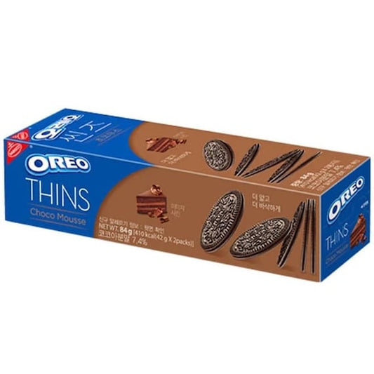 OREO THINS CHOCOLATE MOUSSE SANDWICH COOKIES (KOREA)