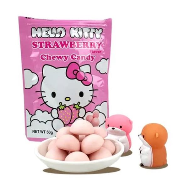 HELLO KITTY STRAWBERRY CHEWY CANDY (THAILAND)