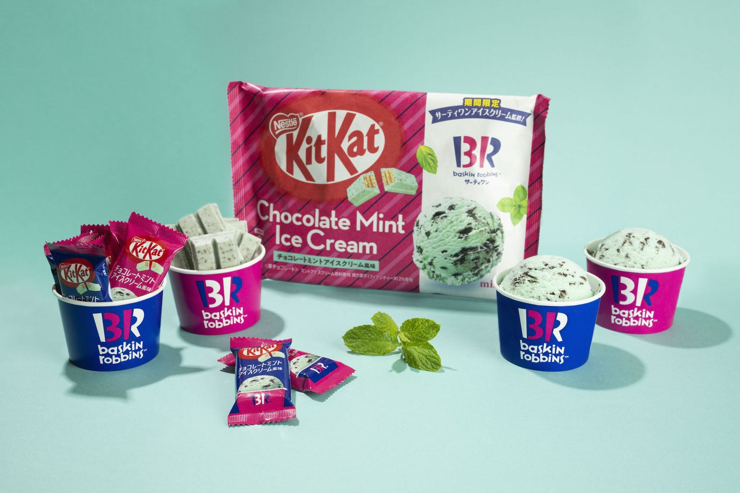 KITKAT CHOCOLATE MINT ICE CREAM MINIS (JAPAN)