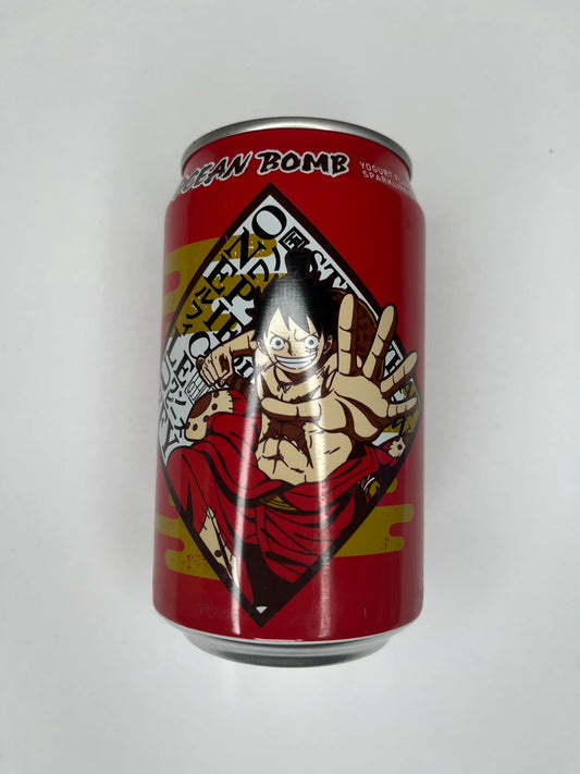 OCEAN BOMB ONE PIECE LUFFY YOGHURT FLAVOURED SPARKLING WATER (TAIWAN)