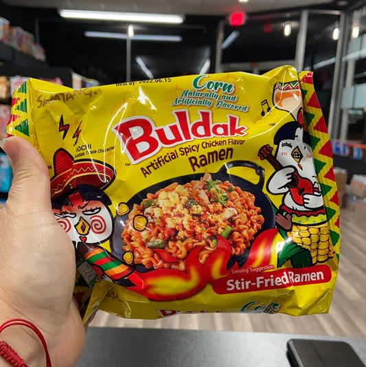 BULDAK CORN SPICY CHICKEN RAMEN (KOREA)