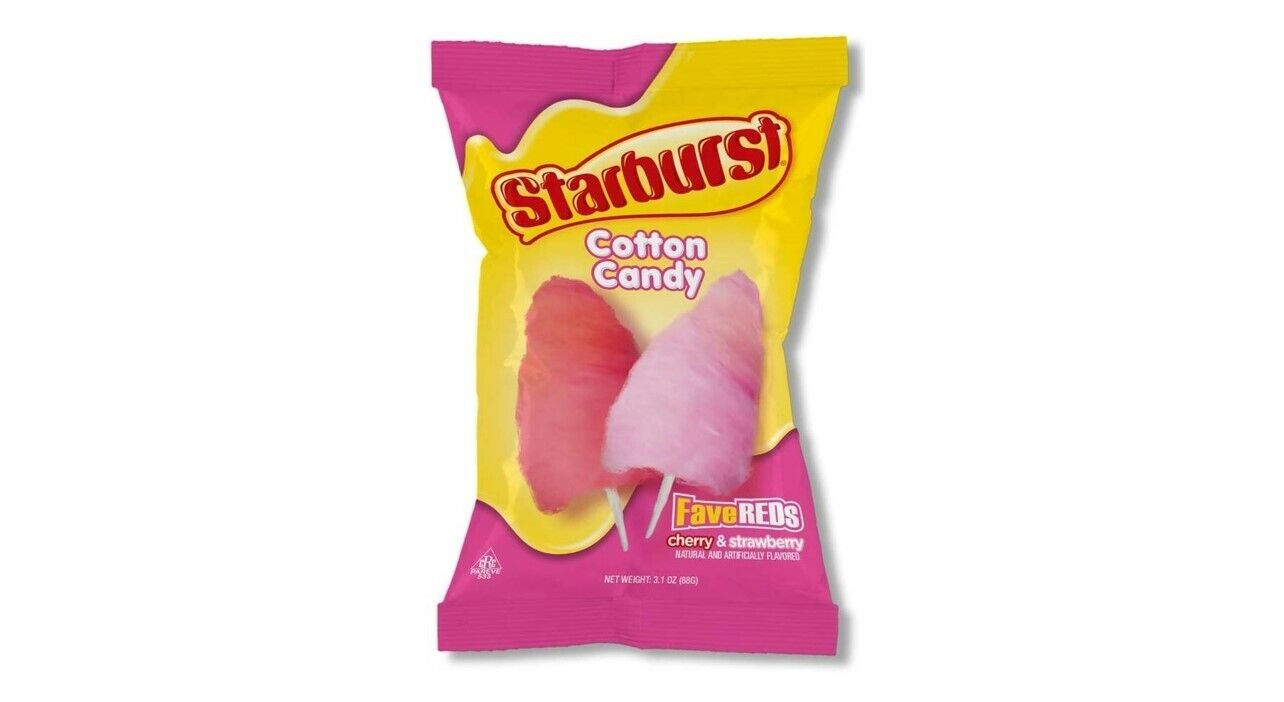 STARBURST COTTON CANDY FLUFFY & SWEET (UK)