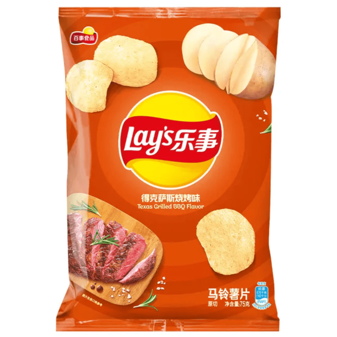 LAYS TEXAS GRILLED BBQ FLAVOUR (THAILAND)