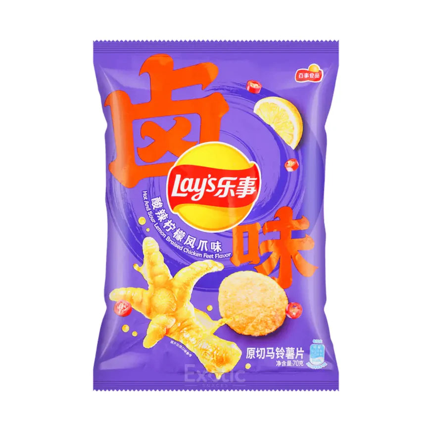 LAY'S BRAISED CHICKEN FEET FLAVOR (CHINA)