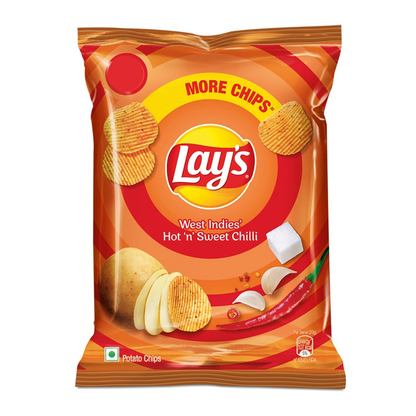 LAY'S WEST INDIES HOT N SWEET CHILLI (INDIA)