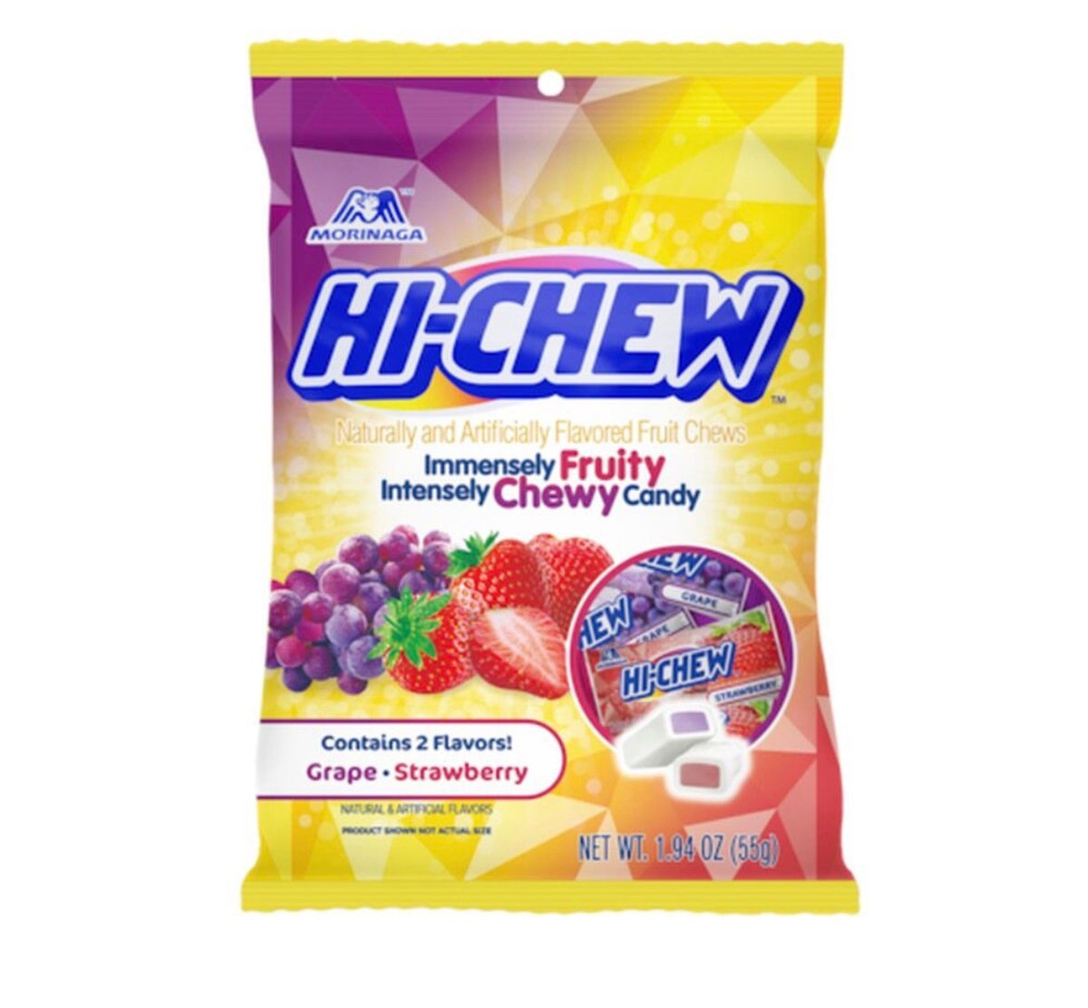 HI-CHEW STRAWBERRY GRAPE FLAVOR PRODUCT OF JAPAN 🇯🇵