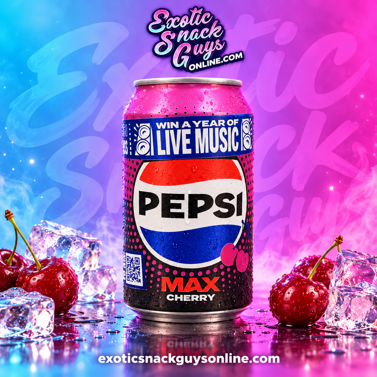 PEPSI, MAX, CHERRY PRODUCT OF UK 🇬🇧