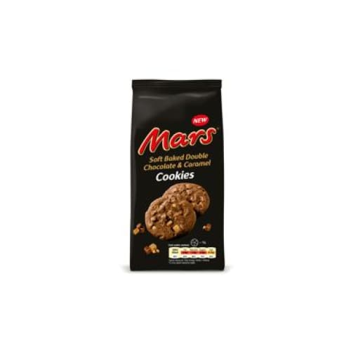 MARS SOFT BAKED DOUBLE CHOCOLATE AND CARAMEL COOKIES (UK)