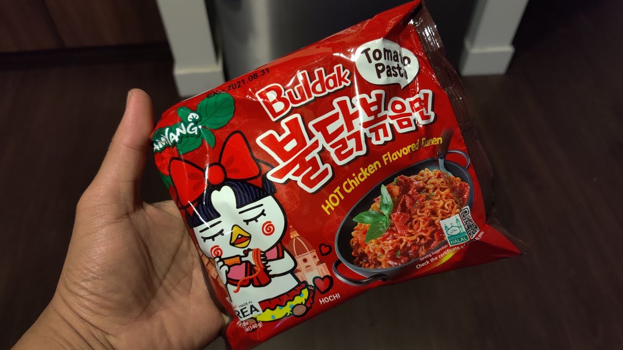 Buldak R Buldak Tomato Pasta Spicy Chicken Ramen – Exotic Snack Guys