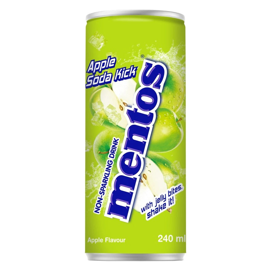 MENTOS APPLE SODA KICK DRINK (USA)