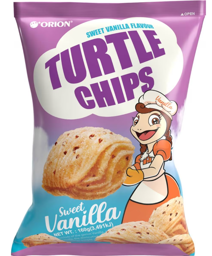 ORION TURTLE CHIPS SWEET VANILLA (KOREA)