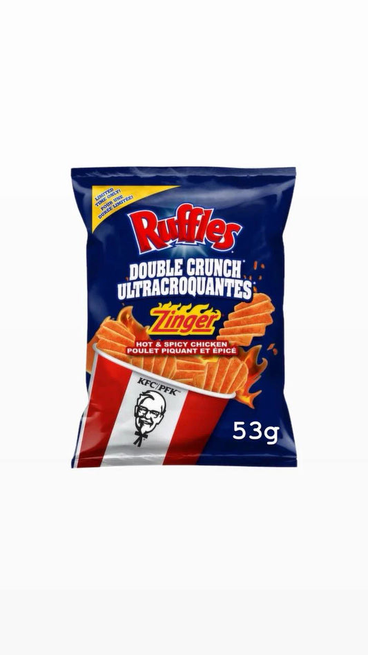 RUFFLES DOUBLE CRUNCH ULTRACROQUANTES ZINGER (CANADA)