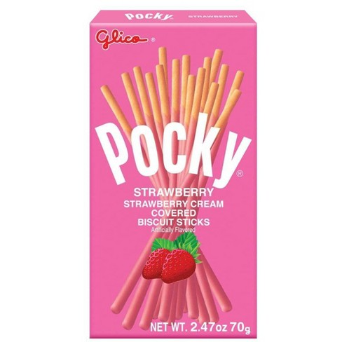 Pocky Strawberry Cream Cookie Sticks