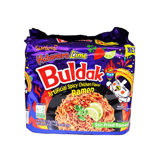 BULDAK HABANERO LIME SPICY CHICKEN RAMEN (PACK) (KOREA)