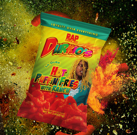 RAP SNACKS LIL DURK HOT PUFFIN FRIES (USA)