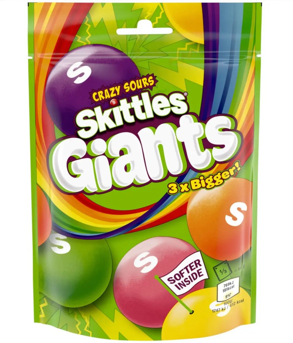 SKITTLES SOUR GIANTS (UK)