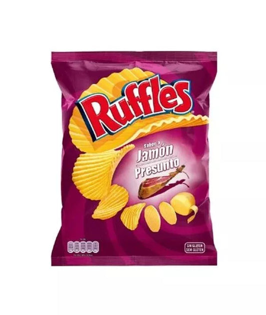 RUFFLES JAMON / PRESUNTO POTATO CHIPS RARE (PORTUGAL)