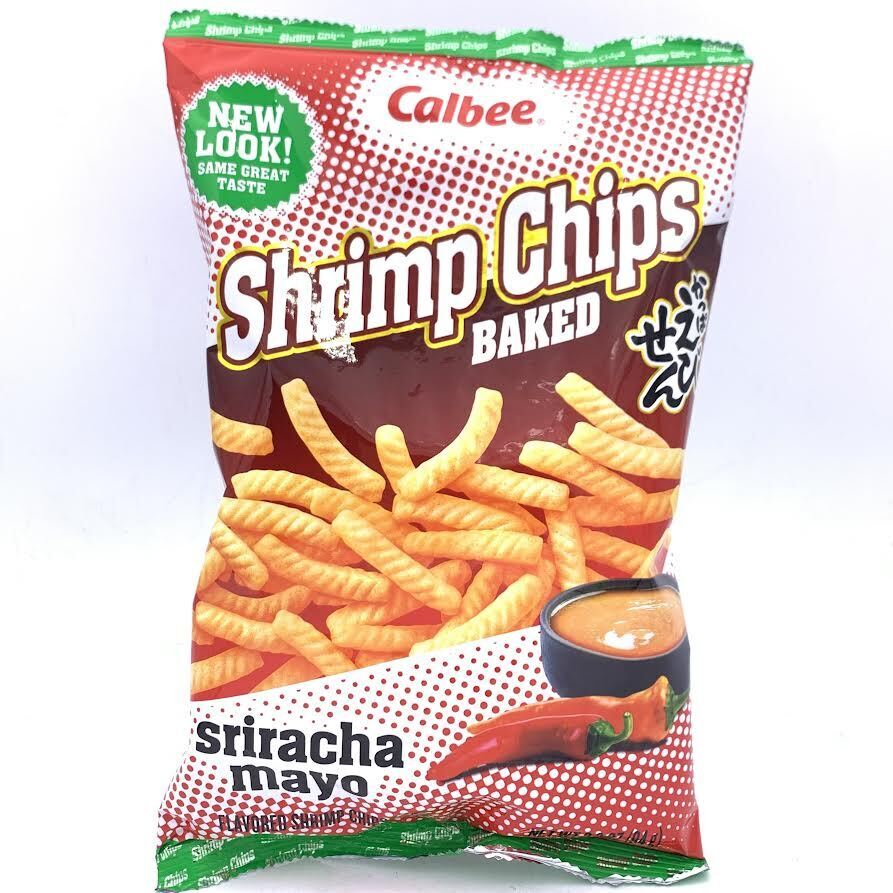 CALBEE SHRIMP CHIPS BAKED SRIRACHA MAYO (JAPAN)