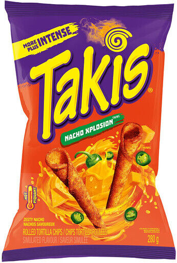 TAKIS XPLOSION TORTILLA CHIP SNACKS (MEXICO)