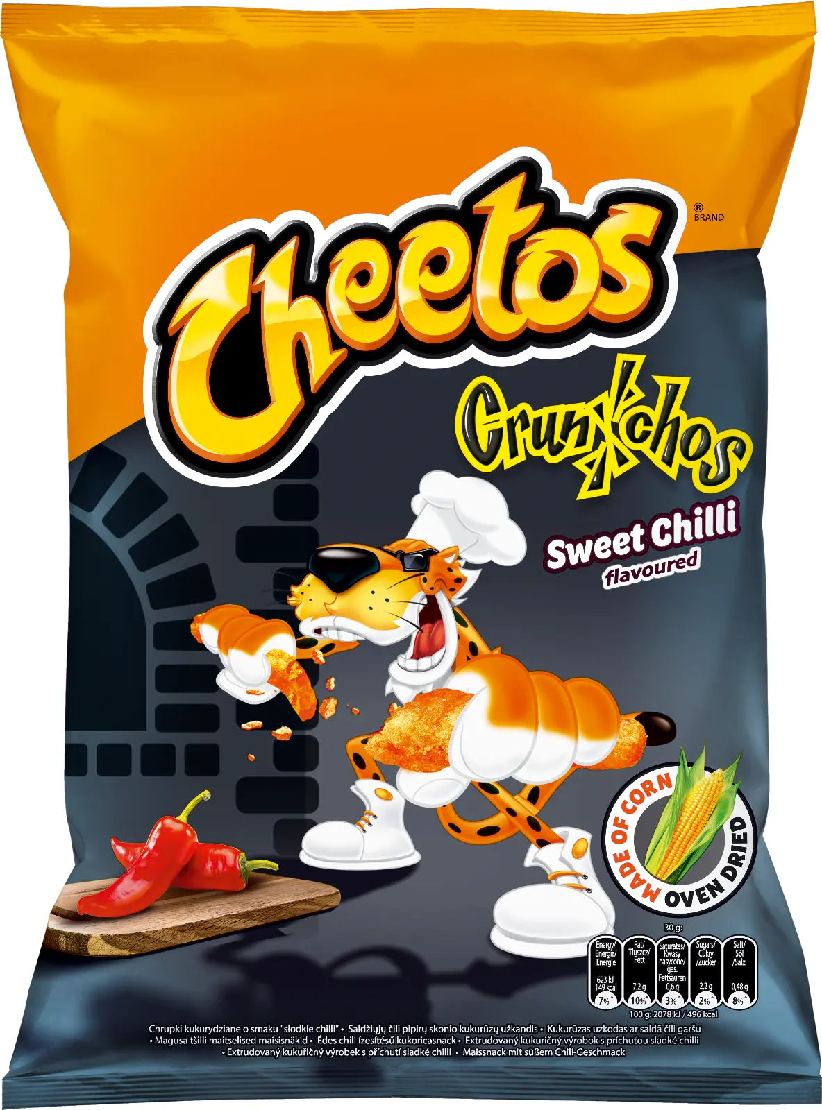 CHEETOS CRUNCHOS SWEET CHILI FLAVOR (POLAND)