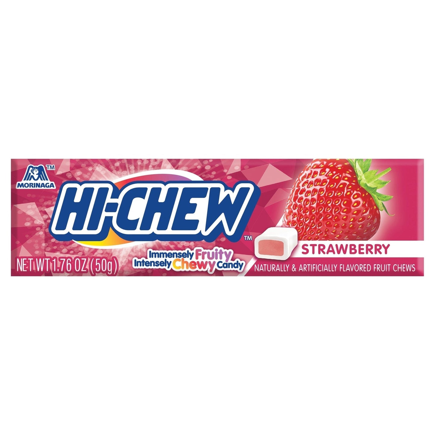 HI-CHEW STICK CHEWY FRUIT CANDY STRAWBERRY (USA)
