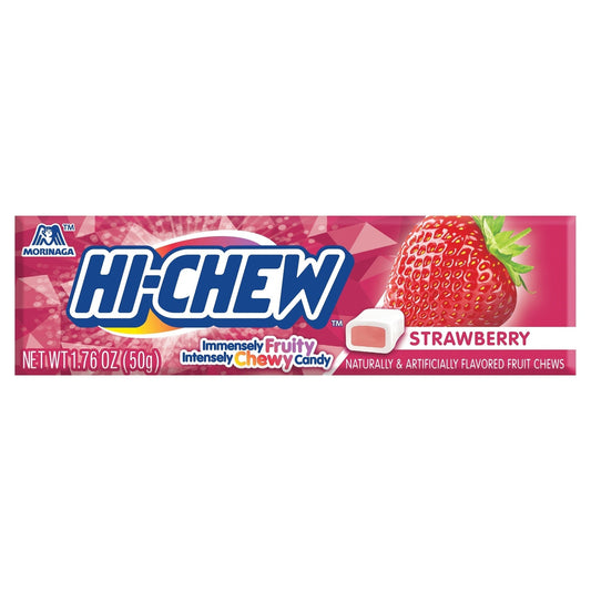 HI-CHEW STICK CHEWY FRUIT CANDY STRAWBERRY (USA)
