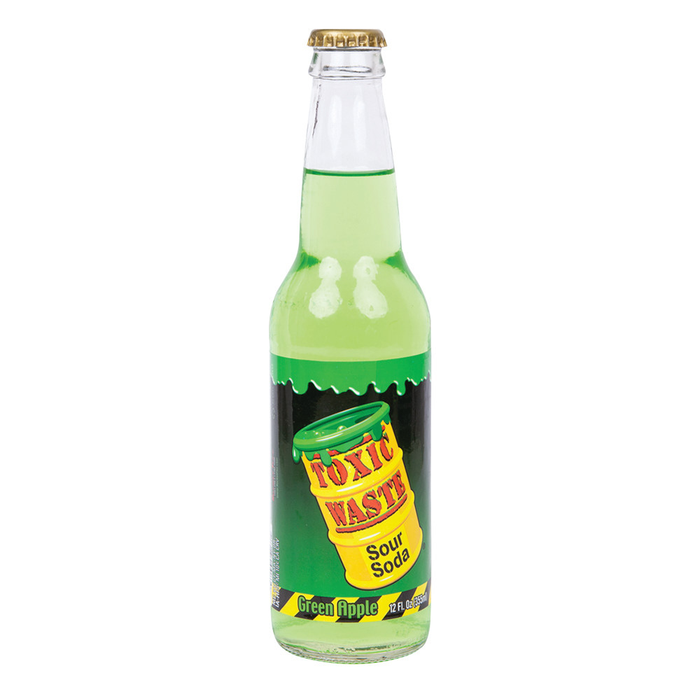 TOXIC WASTE GREEN APPLE SODA (USA)