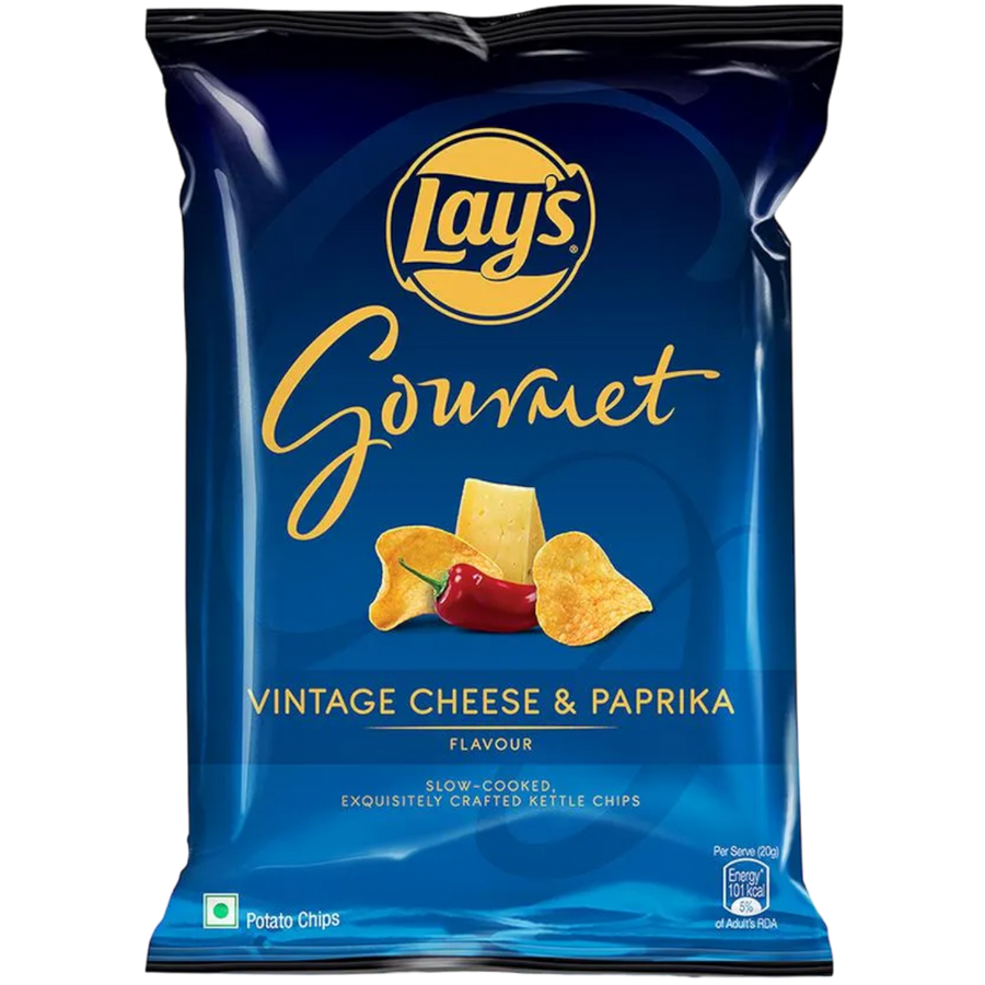 LAY'S GOURMET VINTAGE CHEESE & PAPRIKA (INDIA)