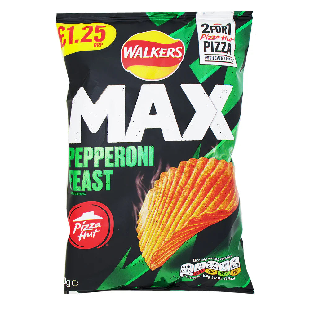 MAX WALKERS PEPPERONI FEAST (UK)