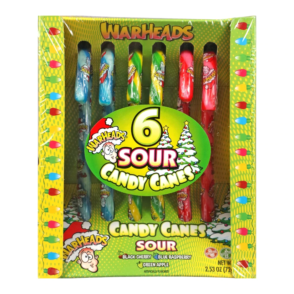 WARHEADS SOUR CANDY CANES (TAIWAN)