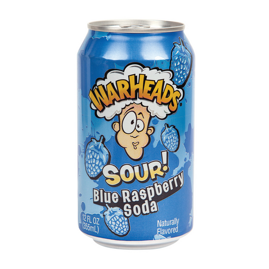 WARHEADS BLUE RASPBERRY SODA (USA)